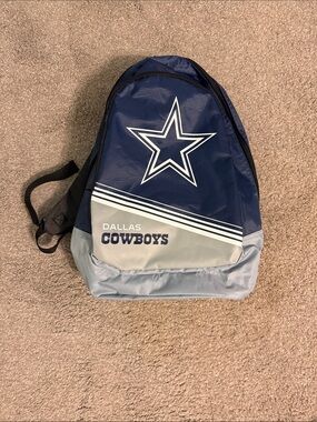 NFL Dallas Cowboys Navy and Gray Backpack with Star Logo